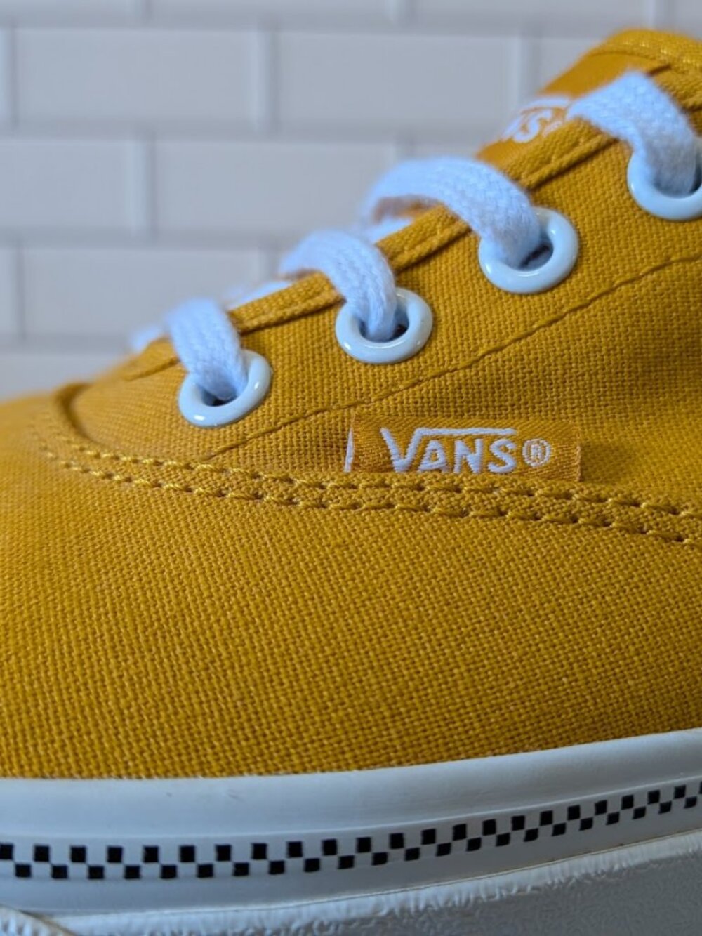 VANS Like-New "Doheny Decon" Sneakers RARE! - Golden Yellow - Women's 7.5 - Picture 4 of 12